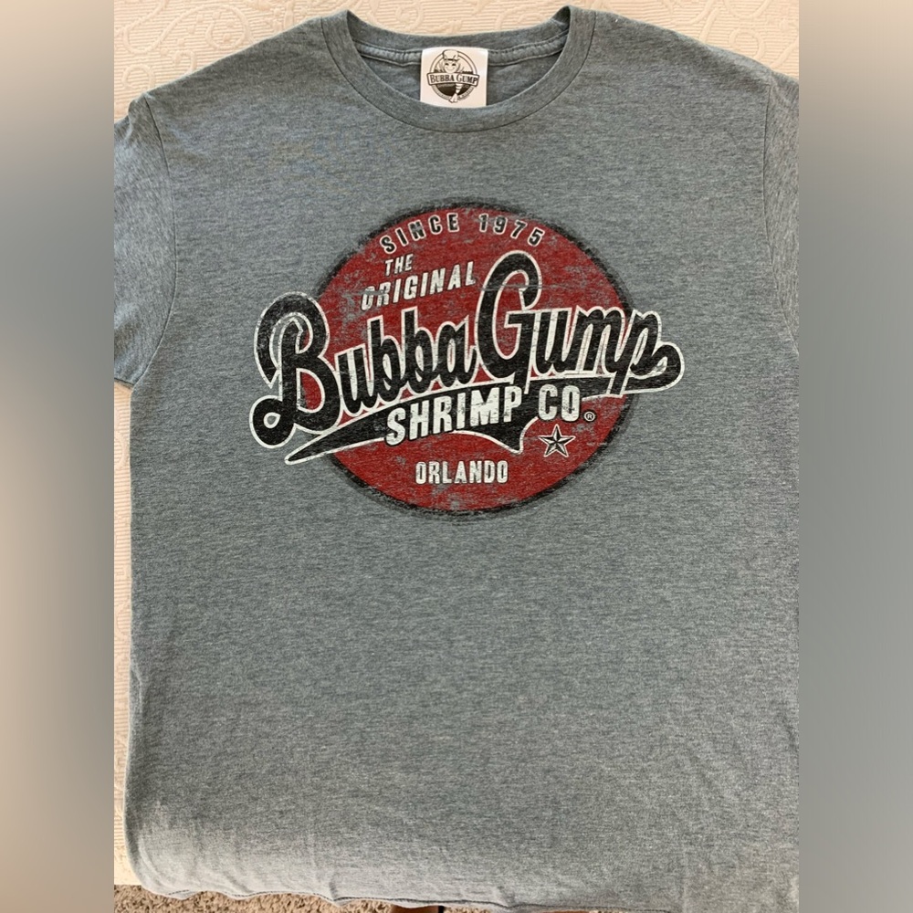 Bubba Gump Shrimp Co Gray t-shirt M